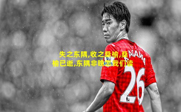 失之东隅,收之桑榆,桑榆已逝,东隅非晚怎我们读